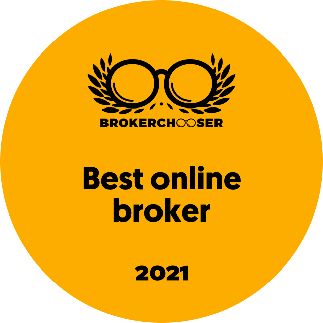 盈透证券在BrokerChooser 2021年“最佳互联网券商”评比中获得第一名