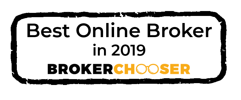 2019年BrokerChooser最佳互联网券商奖