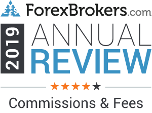 forexbrokers.com 2019年“佣金费用”4星