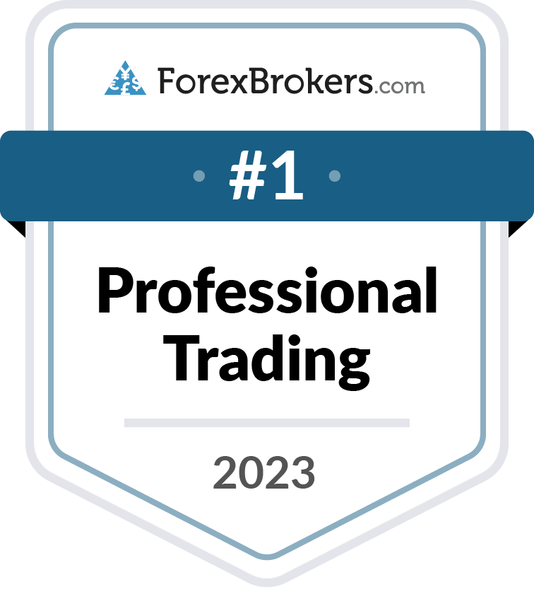 ForexBrokers.com - 2023年“专业交易”类别第一名